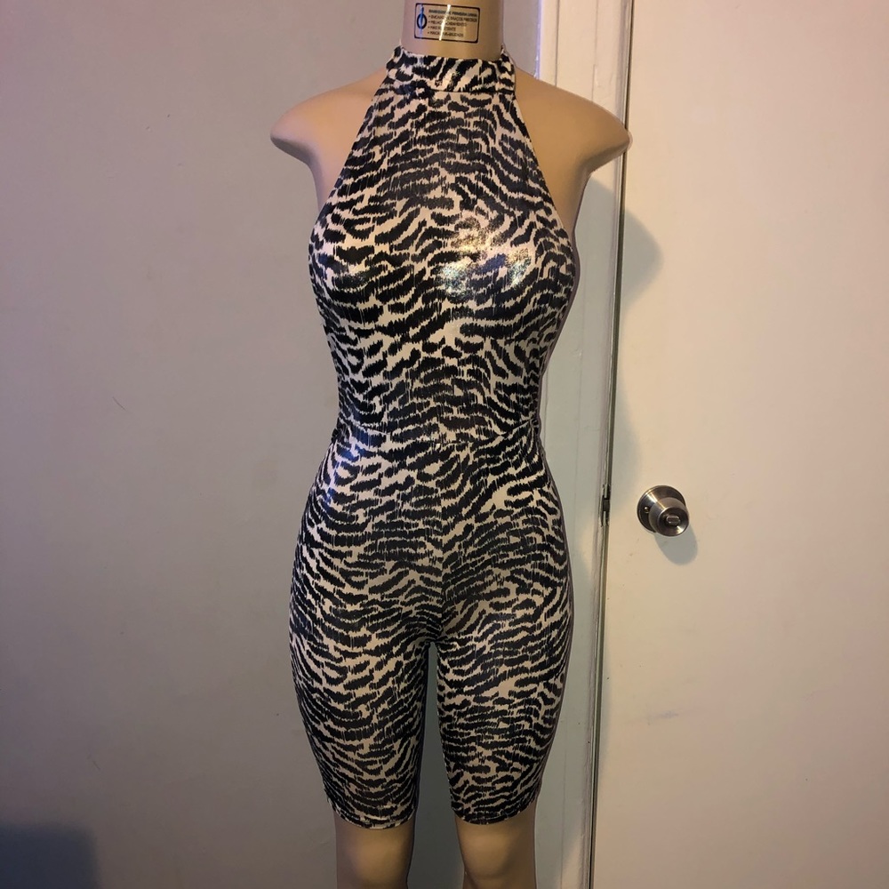 Zebra Printed Bodysuit
